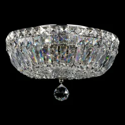 Maytoni Basfor taklampe, nikkelfarget, Ø 30 cm, 3 x E14| Design- Og Hotellbelysning|Taklamper