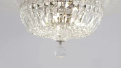 Maytoni Basfor taklampe, nikkelfarget, Ø 30 cm, 3 x E14| Design- Og Hotellbelysning|Taklamper