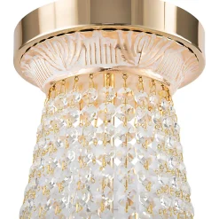 Maytoni Bella lysekrone, gullfarget, krystall, Ø 50 cm Best