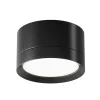 Maytoni downlight Hoop, svart, høyde 5 cm Ø 8,5 cm aluminium GX53| Kontorbelysning