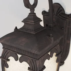 Maytoni Fleur utendørs vegglampe, bronse Hot