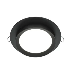 Maytoni Hoop innfellingslampe, rund, svart Outlet