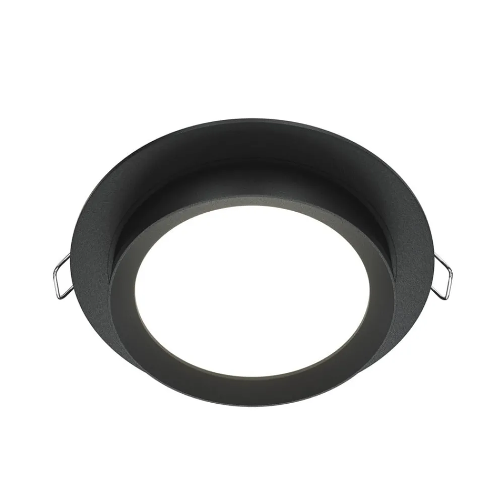 Maytoni Hoop innfellingslampe, rund, svart Outlet