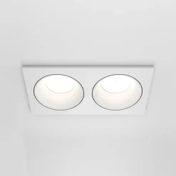 Maytoni innfelt taklampe Zoom hvit 17 x 9 cm 2 lyskilder IP65 Online