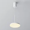 Maytoni LED-hengelampe Plato, hvit, Ø 18,5 cm, aluminium| Kontorbelysning
