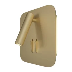 Maytoni los 176 LED-vegglampe, 3 000 K kantet gull| Design- Og Hotellbelysning|Led-Innendørs