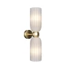 Maytoni vegglampe Antic, 2 lyskilder, gull/hvitt, glass| Design- Og Hotellbelysning