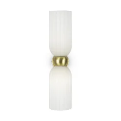 Maytoni vegglampe Antic, 2 lyskilder, gull/hvitt, glass| Design- Og Hotellbelysning