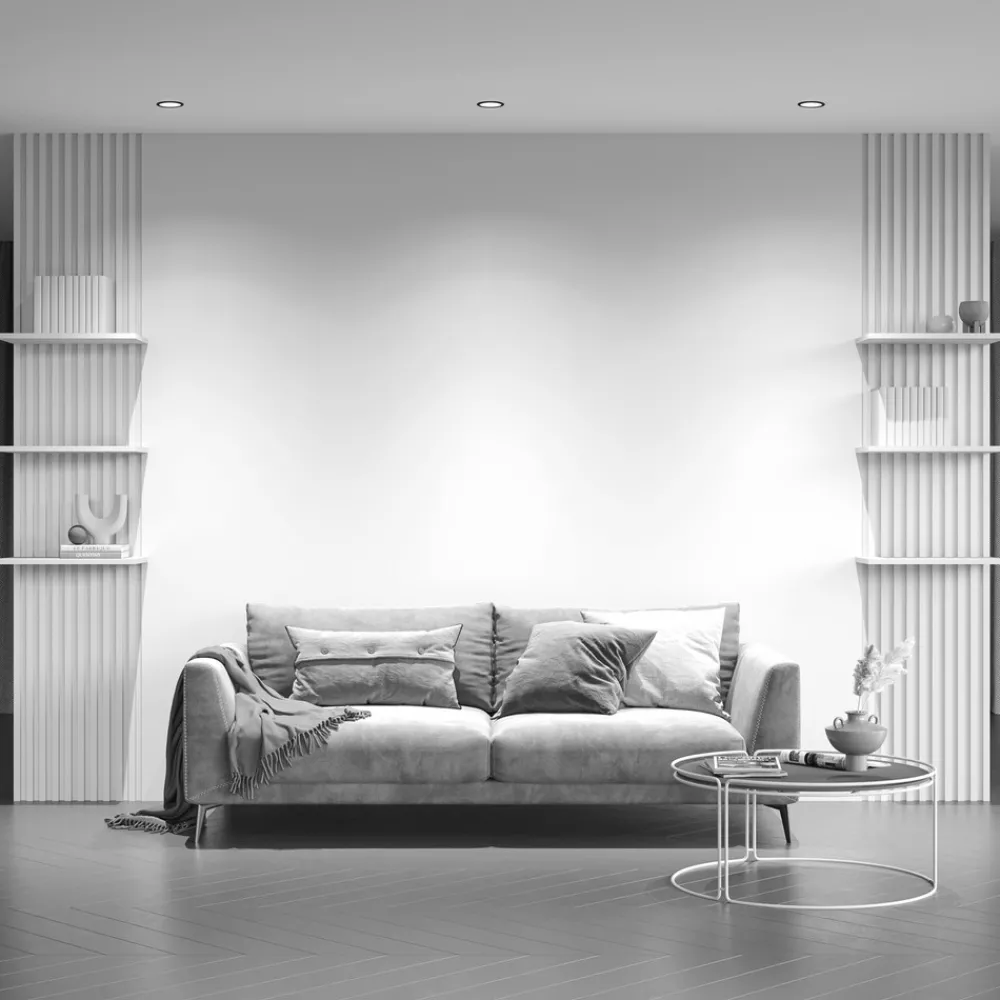 Maytoni Yin LED for innfelt belysning, IP20, 3000K, triac, svart Outlet