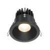 Maytoni Zoom LED innfellingslampe 930 IP65 rund triac, svart