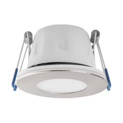 MEGAMAN LED innfellingsspot Tego Slim, 10-pakning, 2800 K, nikkel Outlet