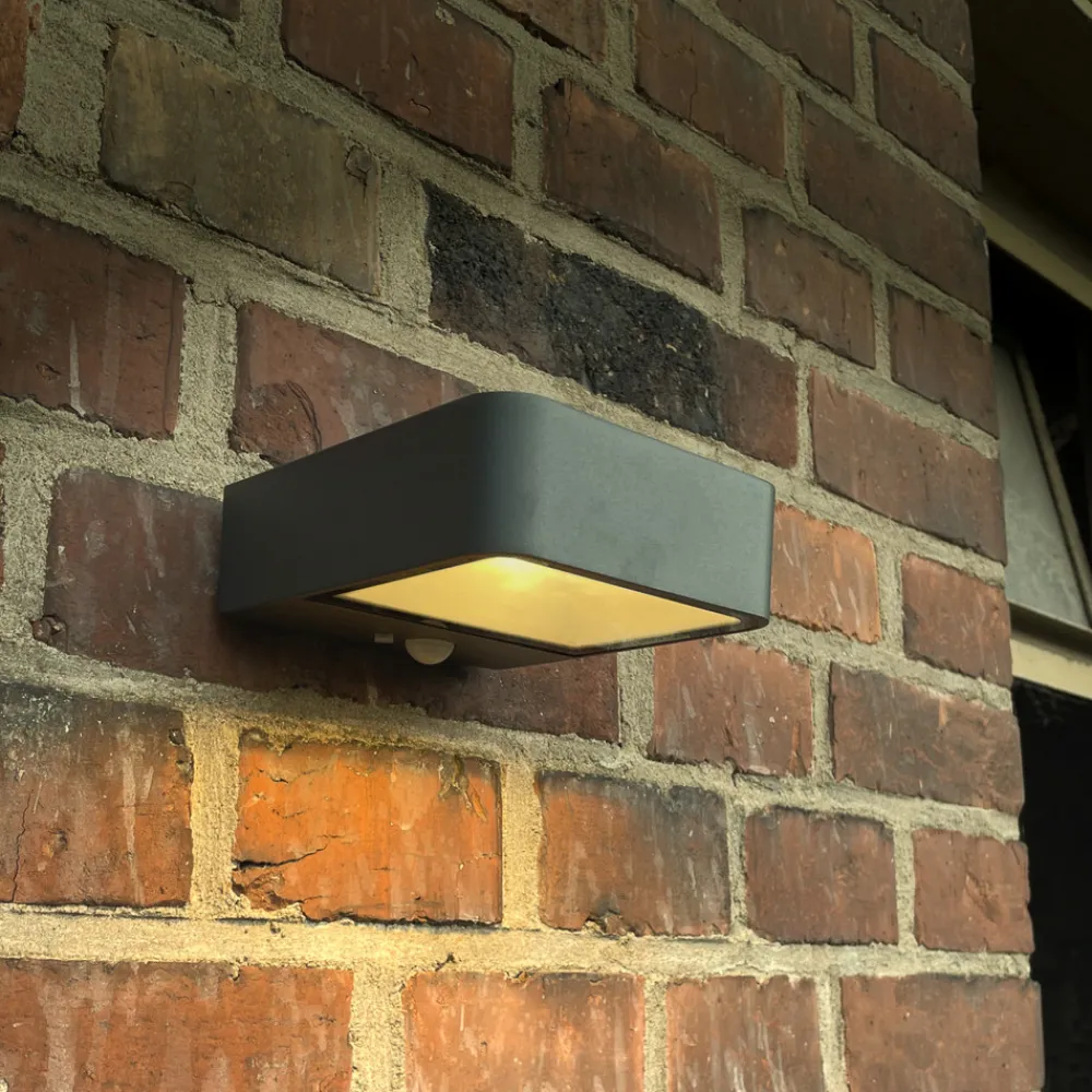 MEGATRON Wandia LED-solcellevegglampe, sensor Outlet