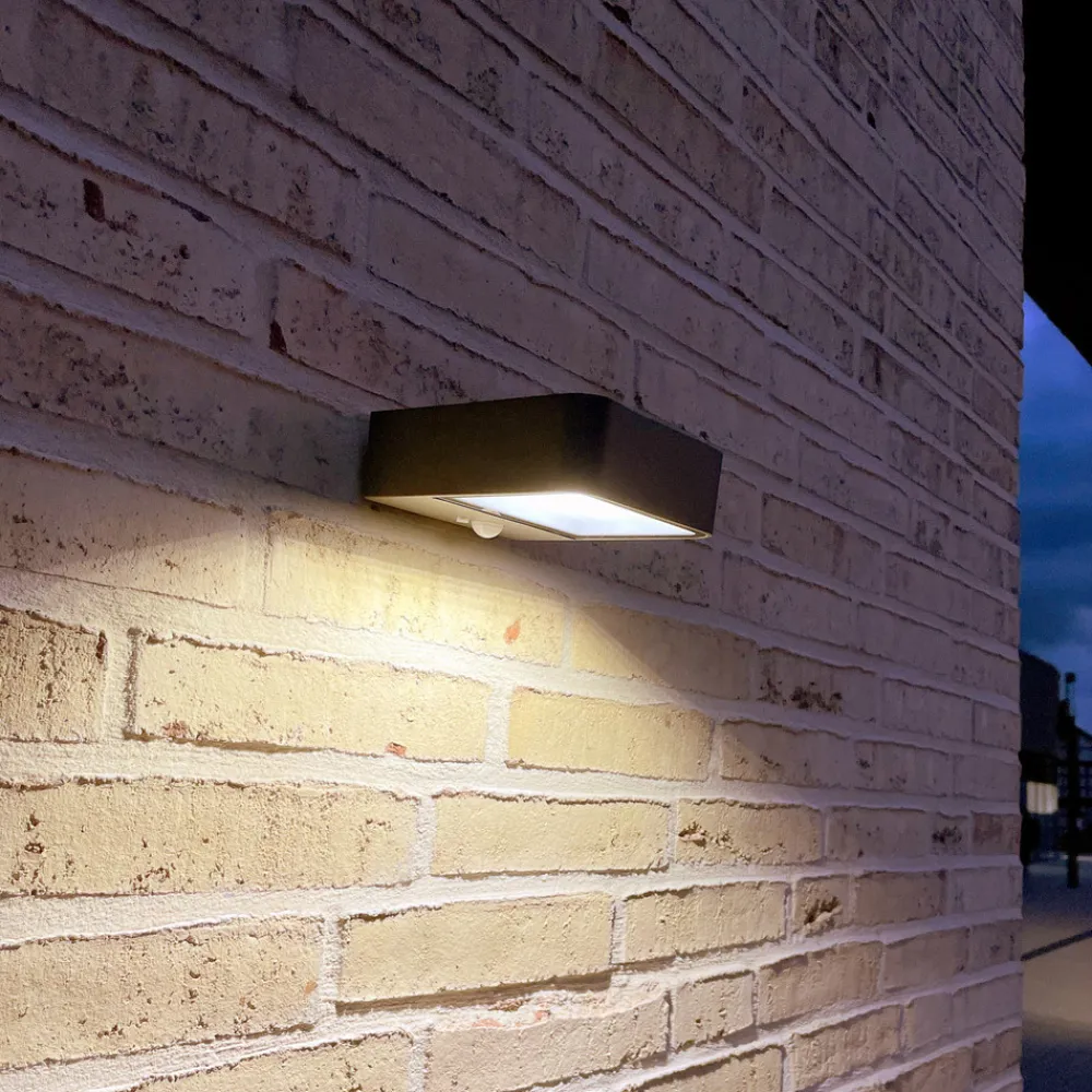 MEGATRON Wandia LED-solcellevegglampe, sensor Outlet