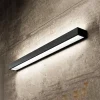 MCJ Mera LED-vegglampe, bredde 80 cm, svart, 4000K| Vegglamper