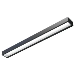 MCJ Mera LED-vegglampe, bredde 80 cm, svart, 4000K| Vegglamper