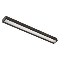 MCJ Mera LED-vegglampe, bredde 80 cm, svart, 4000K| Vegglamper