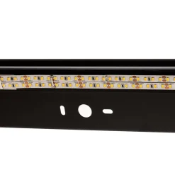 MCJ Mera LED-vegglampe, bredde 80 cm, svart, 4000K| Vegglamper