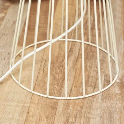 HELAM Mercure gulvlampe, sand, metall/plast, høyde 93 cm Sale