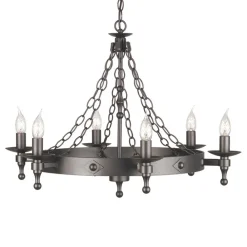 Elstead Middelaldersk WARWICK lysekrone Outlet