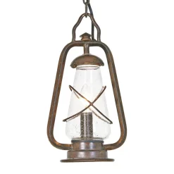 Elstead MINERS pendellampe i gruvelyktstil Clearance