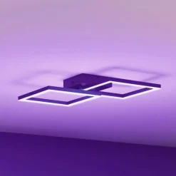 tint Müller Licht LED taklampe Cano, RGB, CCT, svart Discount