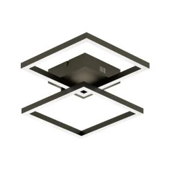 tint Müller Licht LED taklampe Cano, RGB, CCT, svart Discount