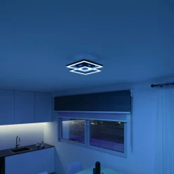 tint Müller Licht LED taklampe Cano, RGB, CCT, svart Discount