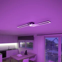 tint Müller Licht LED taklampe Ciso, RGB, CCT, svart Clearance