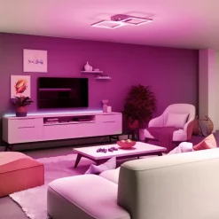 tint Müller Licht LED taklampe Cano, RGB, CCT, sølv Online