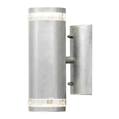 Konstsmide Modena utendørs vegglampe 2-lk. grå| Vegglamper Utendørs