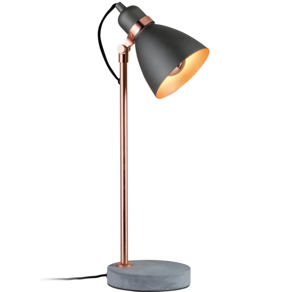 Paulmann Moderne bordlampe Orm med betongfot| Kontorbelysning|Bordlamper