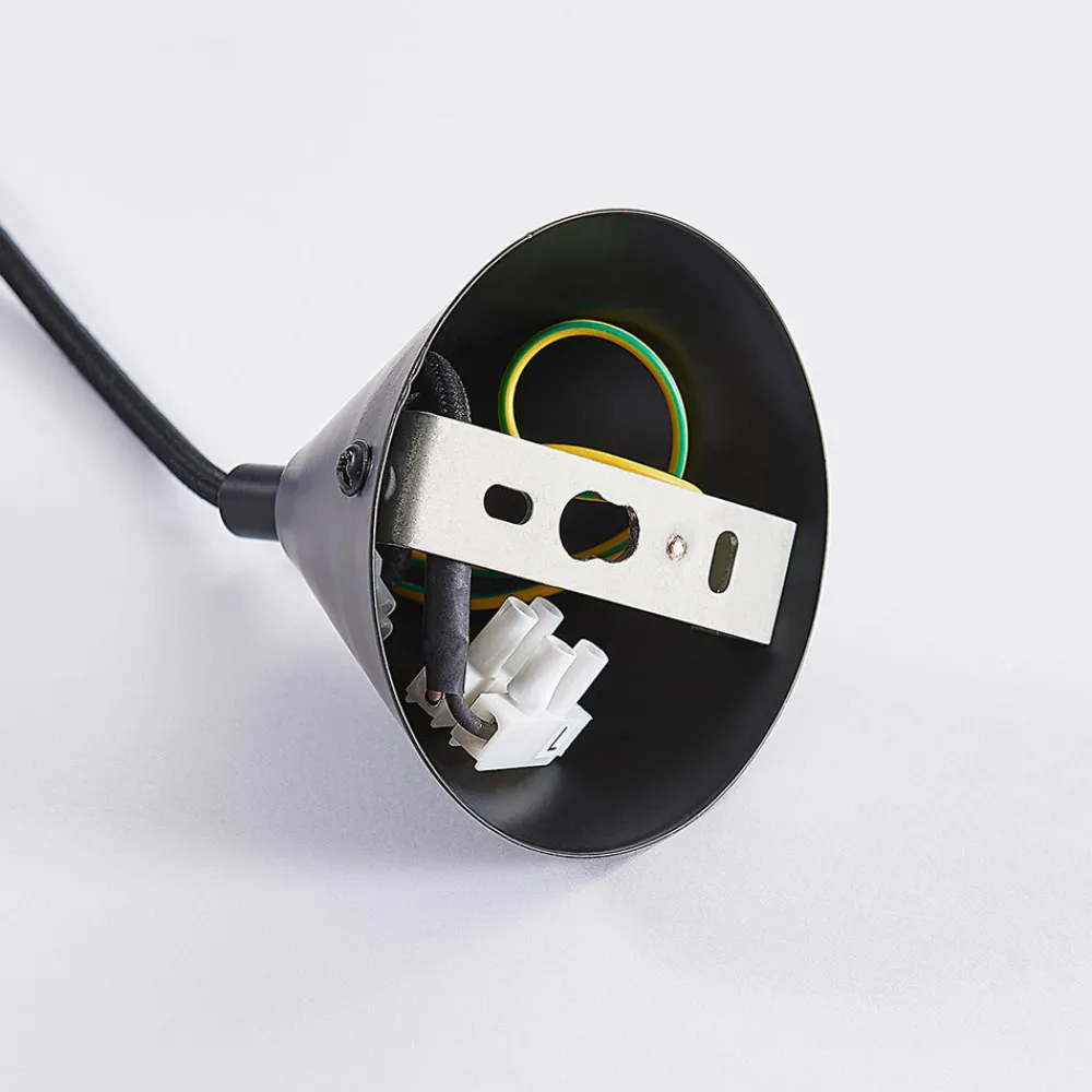 Lindby Moderne pendellampe Flynn, betonggrå Hot