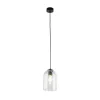 TK Lighting Molly hengelampe, transparent, Ø 14 cm, metall/glass| Pendellamper