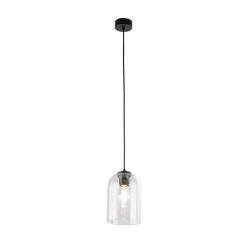 TK Lighting Molly hengelampe, transparent, Ø 14 cm, metall/glass| Pendellamper