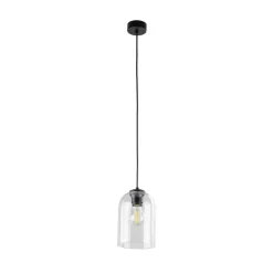 TK Lighting Molly hengelampe, transparent, Ø 14 cm, metall/glass| Pendellamper