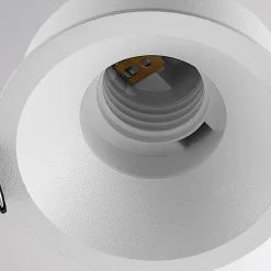 Molto Luce innbyggingslampe Willi 68R, hvit, aluminium, E27| Downlights