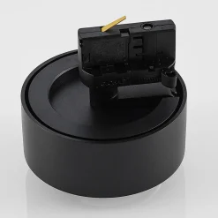 Molto Luce LED 3-faset skinnespot Mag, svart, 827 Hot