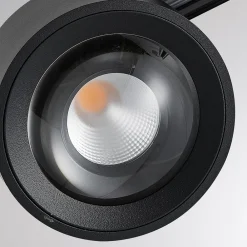 Molto Luce LED 3-faset skinnespot Mag , svart, 830| Skinnesystem