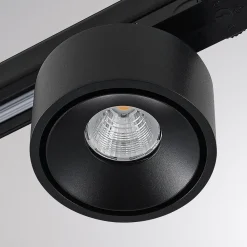Molto Luce LED 3-faset skinnespotlight Magis, svart, 827| Skinnesystem