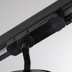 Molto Luce LED 3-faset skinnespotlight Magis, svart, 827| Skinnesystem