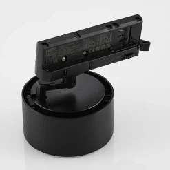 Molto Luce LED 3-faset skinnespotlight Magis, svart, 827| Skinnesystem