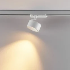 Molto Luce LED 3-faset skinnespot Magis, hvit, 830| Skinnesystem