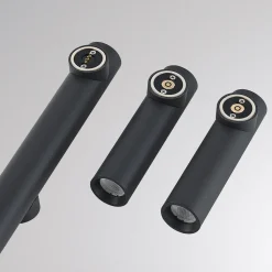 Molto Luce LED-gulvlampe Mimo Double F, antrasitt, aluminium Discount