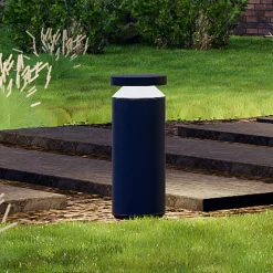 Molto Luce LED-sokkellampe Mona, Ø 18 cm, aluminium, høyde 45 cm Hot