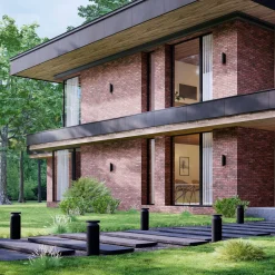 Molto Luce LED-sokkellampe Mona, Ø 18 cm, aluminium, høyde 45 cm Hot