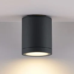 Molto Luce utendørs spot med LED Foris Round SD, antrasitt, aluminium| Taklamper Utendørs