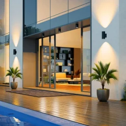 Molto Luce utendørs spot med LED Foris Round SD, antrasitt, aluminium| Taklamper Utendørs