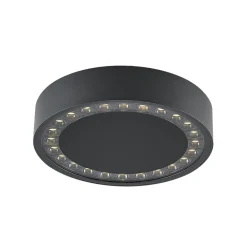 Molto Luce utendørs taklampe Nona, Ø 22,8 cm, antrasitt Online