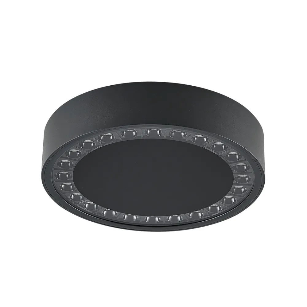 Molto Luce utendørs taklampe Nona, Ø 22,8 cm, antrasitt Online