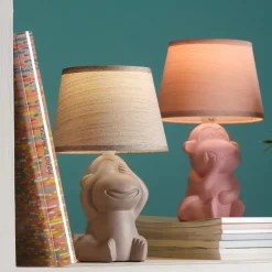 ONLI Monkey bordlampe, brun, keramikk, 28 cm høy, E14 Outlet